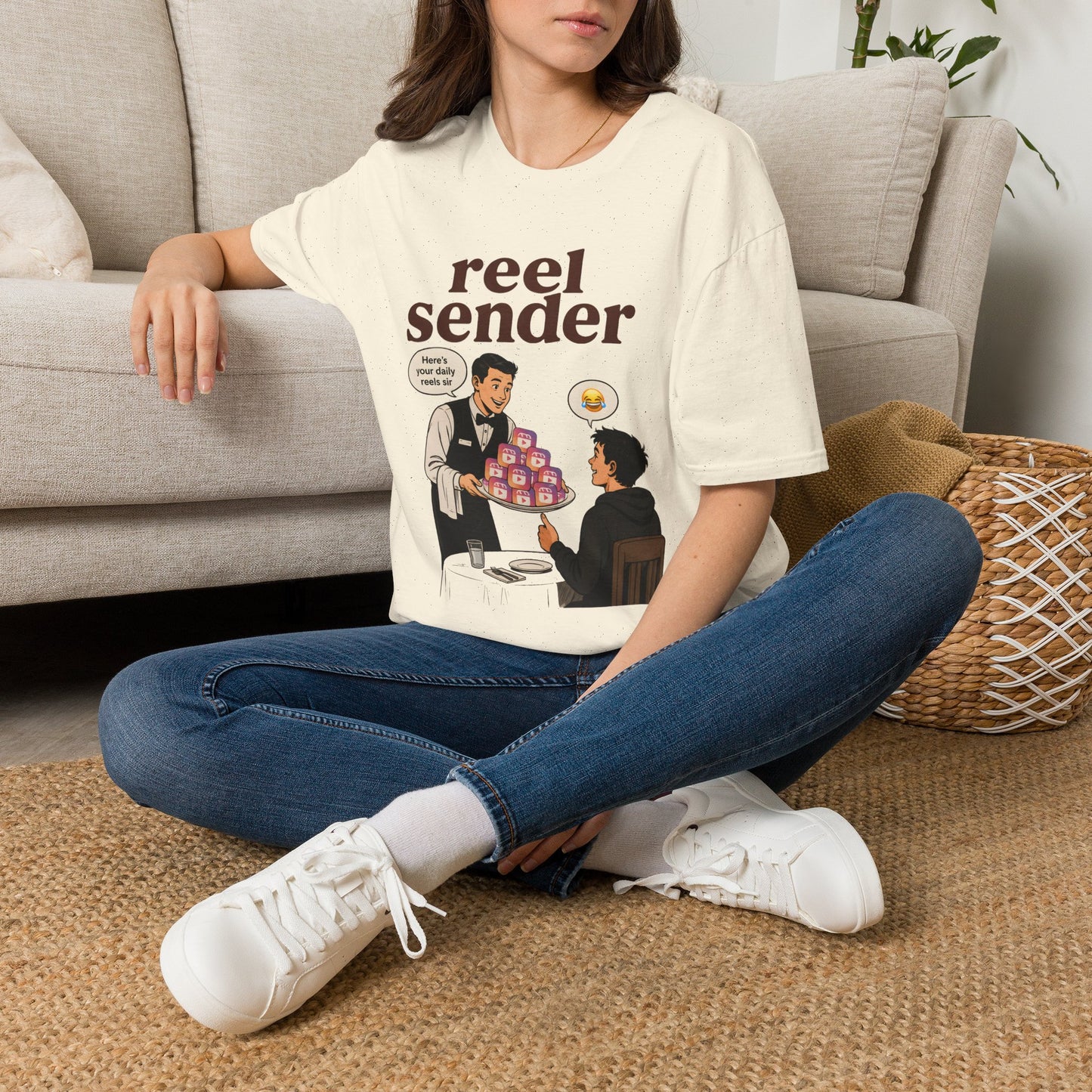 Reel Sender T‑Shirt — Vintage Cinematic Graphic Tee