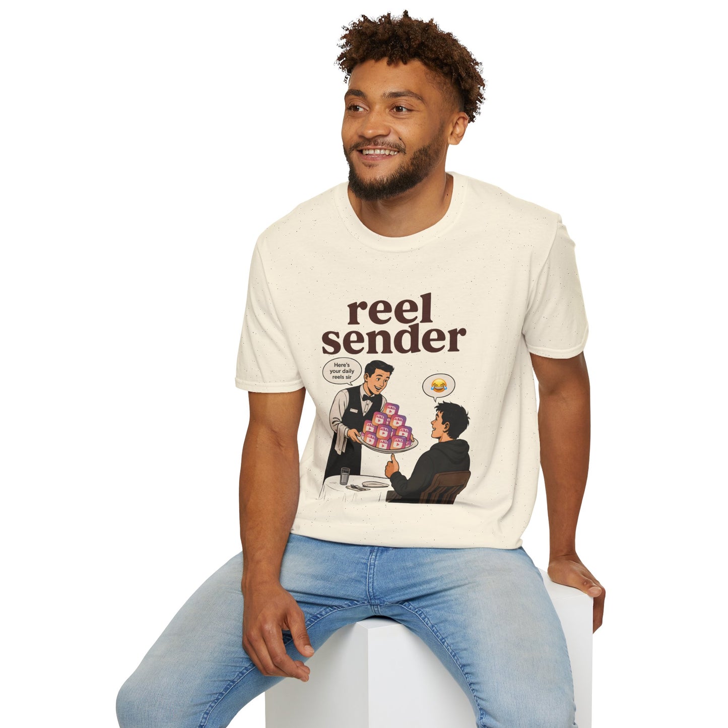 Reel Sender T‑Shirt — Vintage Cinematic Graphic Tee