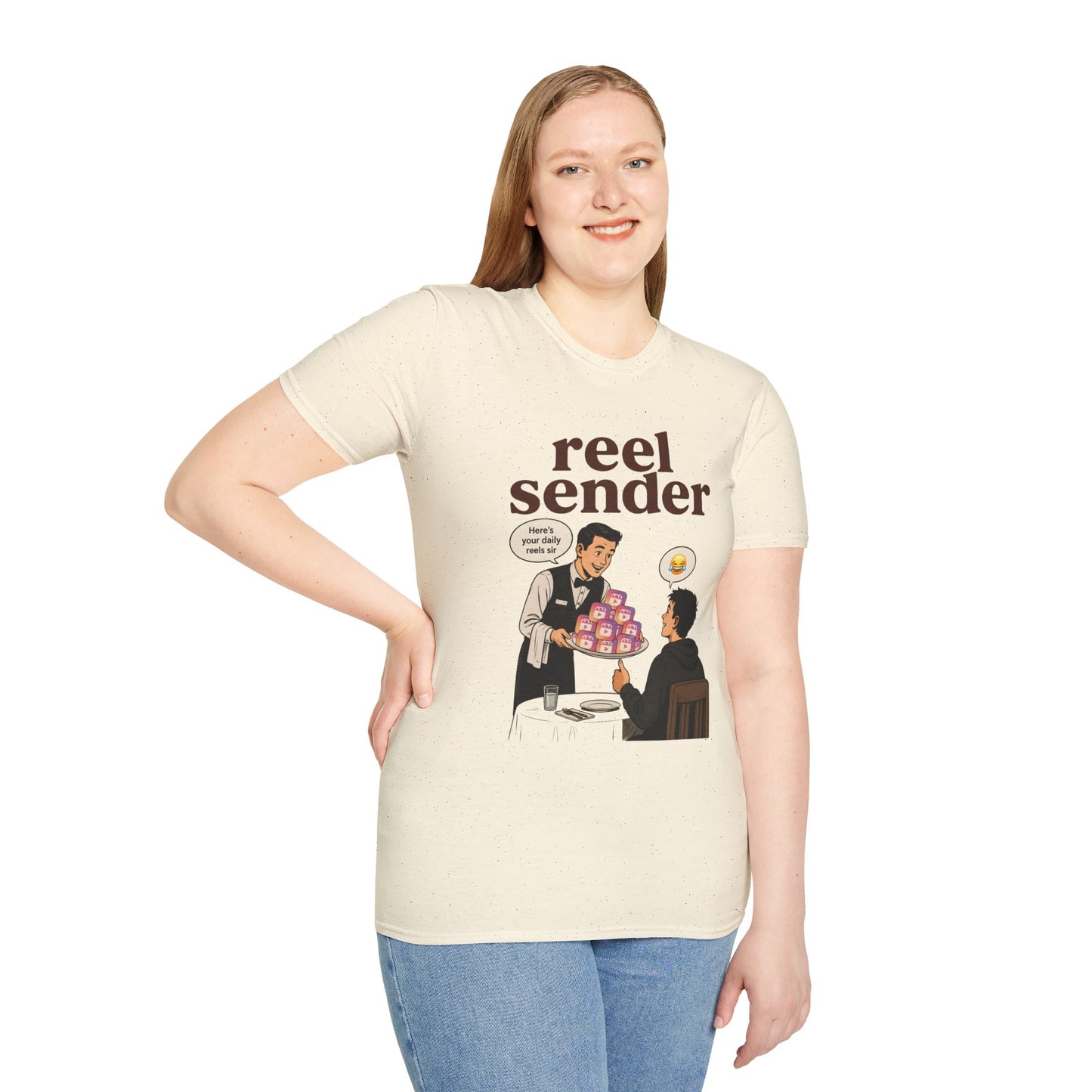 Reel Sender T‑Shirt — Vintage Cinematic Graphic Tee