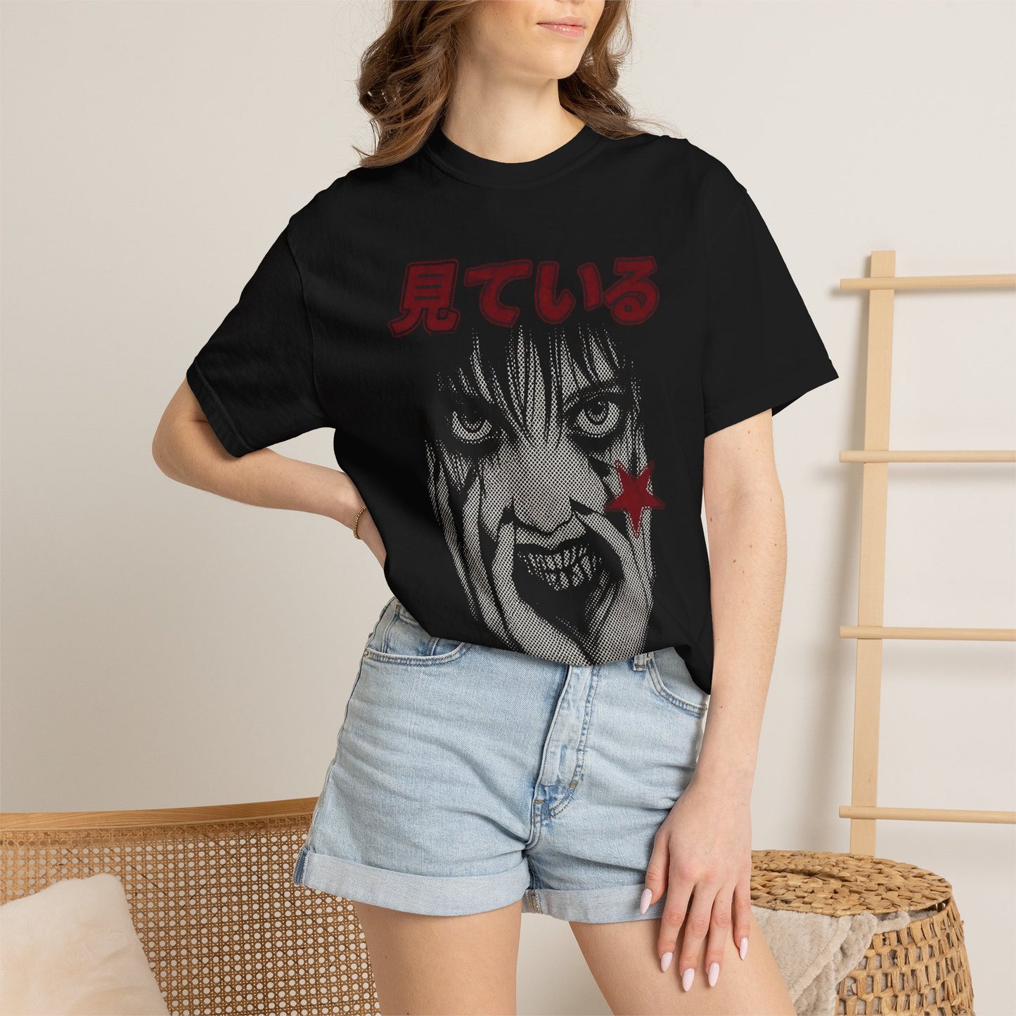 "見ている" (I SEE YOU) Gothic Horror Tee