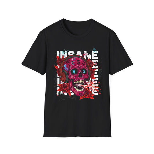 Money Is Turning Me Insane T-Shirt — Gothic Rose Graphic Tee