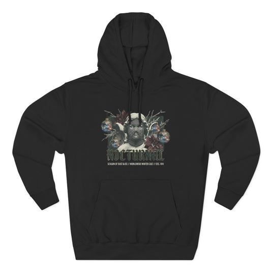 Hoodie — Creepy Carnival Mask Graphic Fleece Hoodie