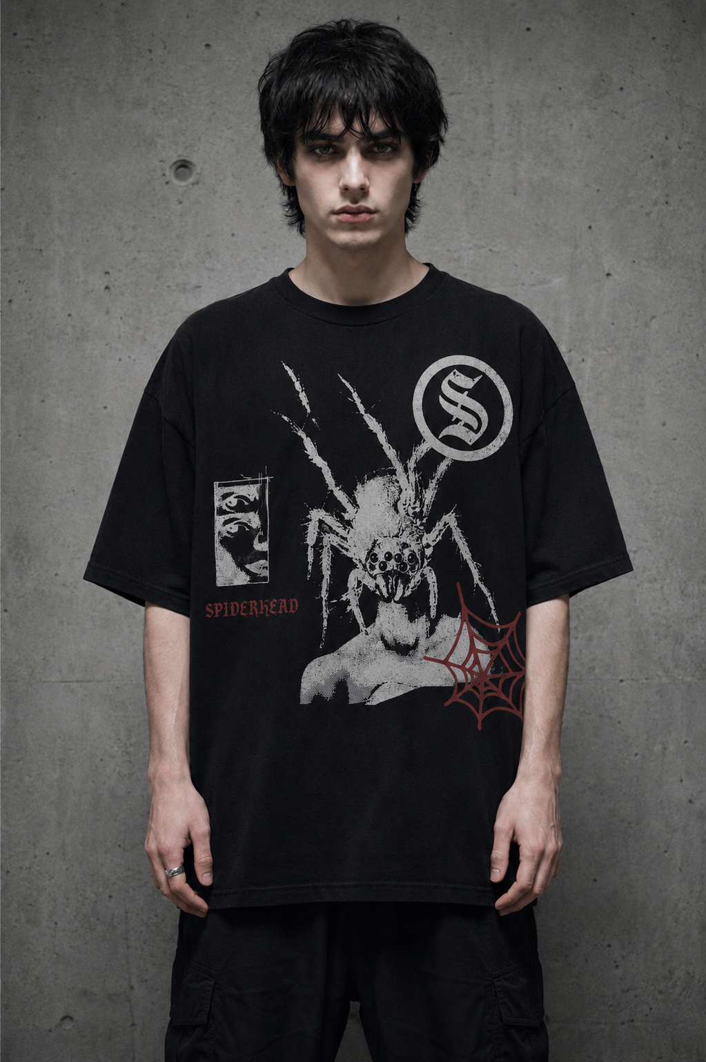 Spider Head - Gothic Horror Tee