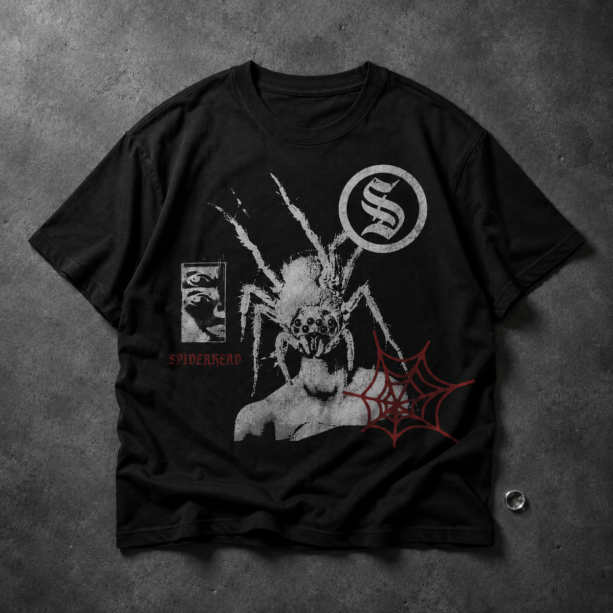 Spider Head - Gothic Horror Tee