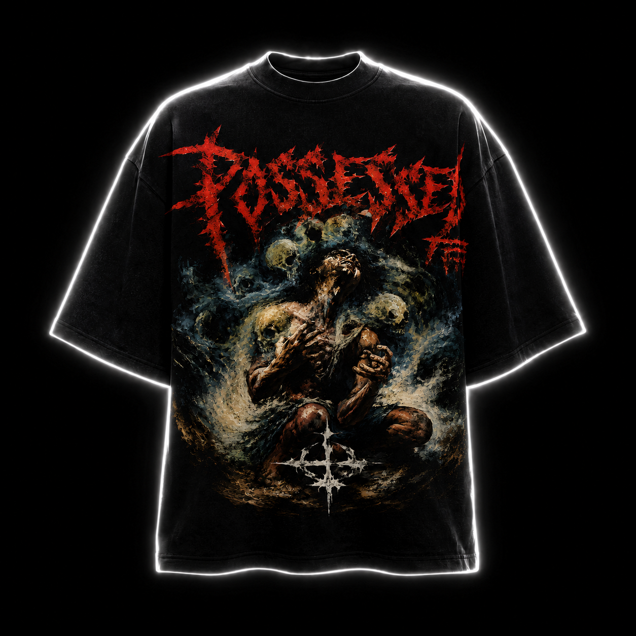 Possessed Gothic Death Metal Band Tee