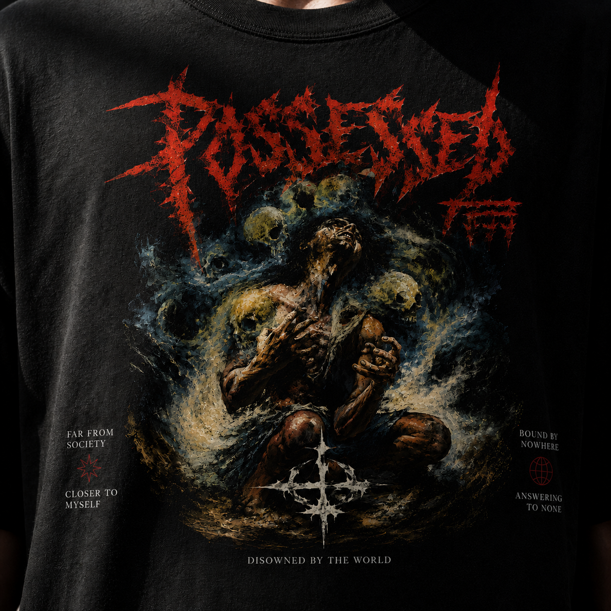 Possessed Gothic Death Metal Band Tee