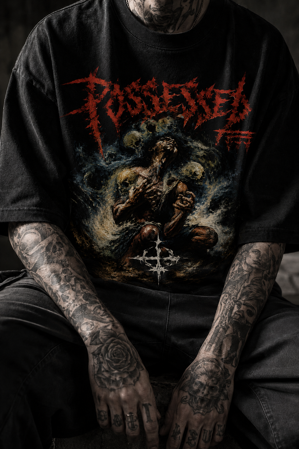 Possessed Gothic Death Metal Band Tee