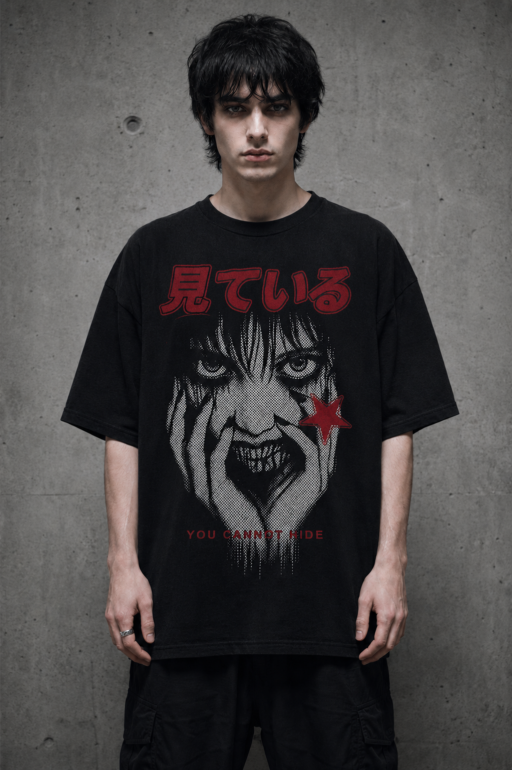 "見ている" (I SEE YOU) Gothic Horror Tee