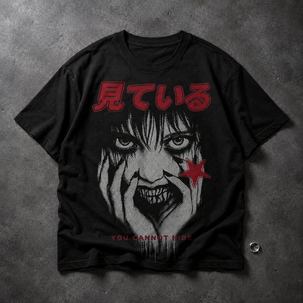 "見ている" (I SEE YOU) Gothic Horror Tee