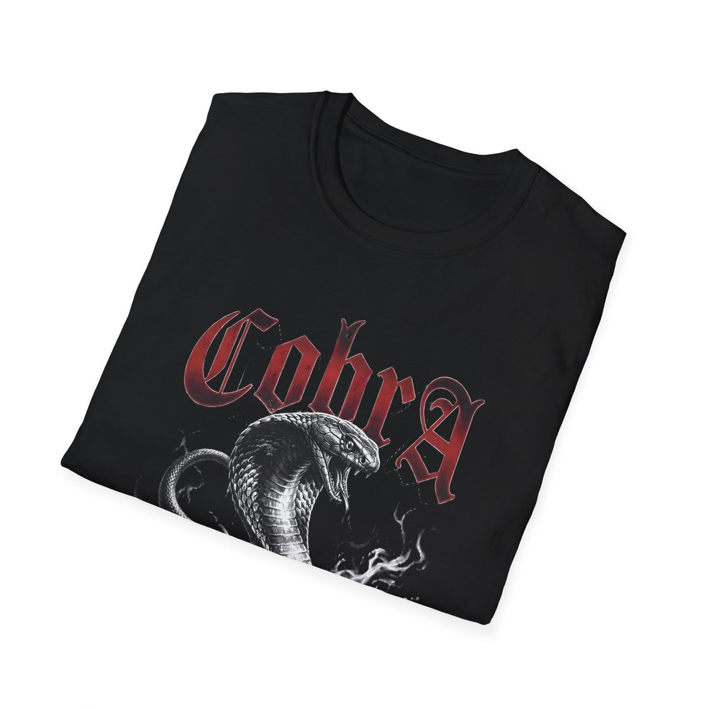 Cobra Snake Graphic T-Shirt — Vintage Rock Serpent Tee