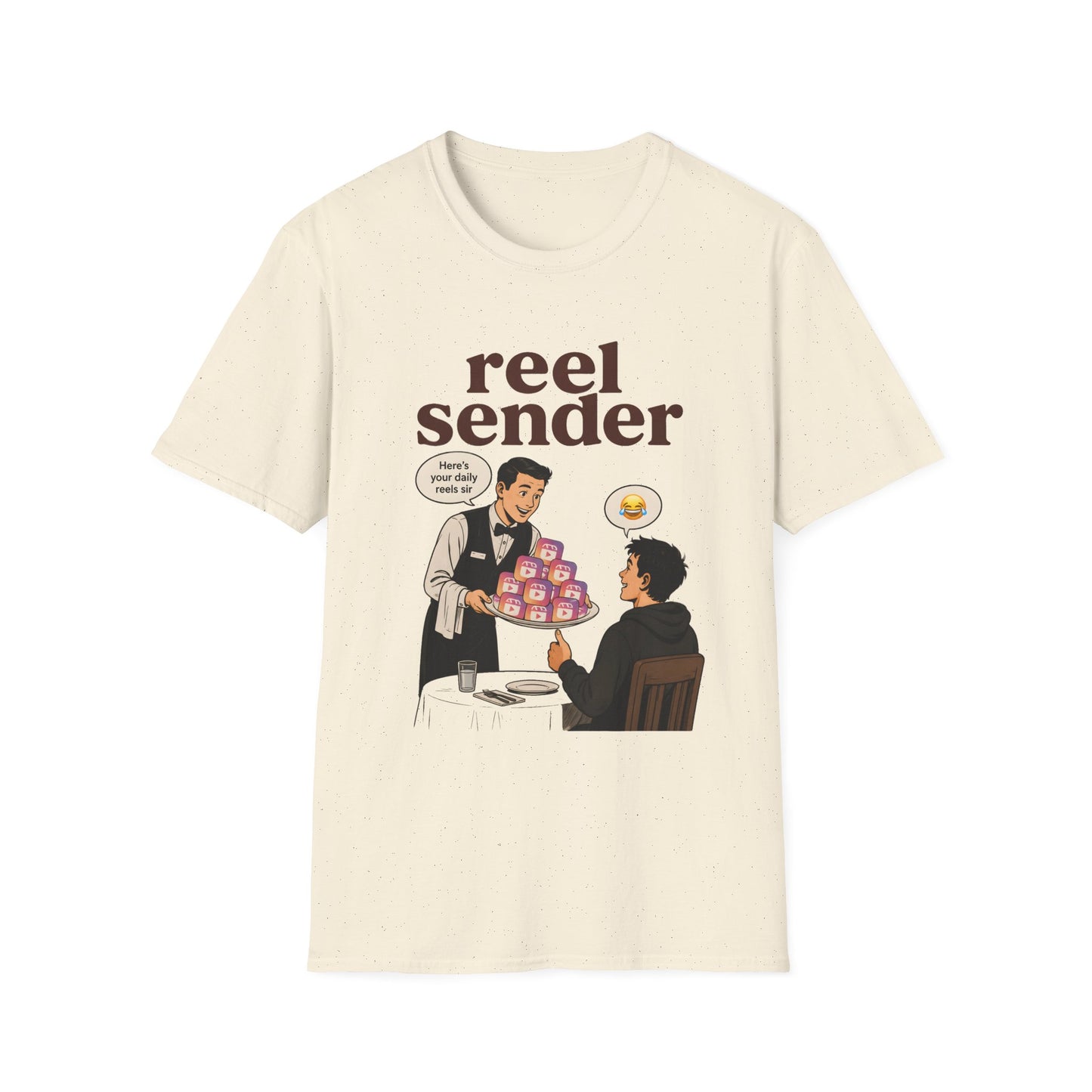 Reel Sender T‑Shirt — Vintage Cinematic Graphic Tee