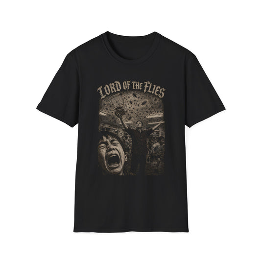 Lord of the Flies Graphic T-Shirt — Distressed Vintage Horror Novel Design