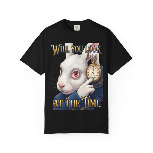 'Will You Look at the Time' Vintage Alice in Wonderland Tee