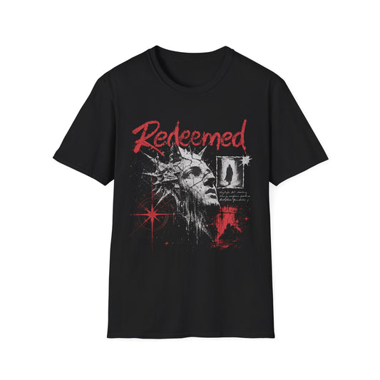 Redeemed Graphic T-Shirt — Christian Faith Jesus Crown of Thorns Tee