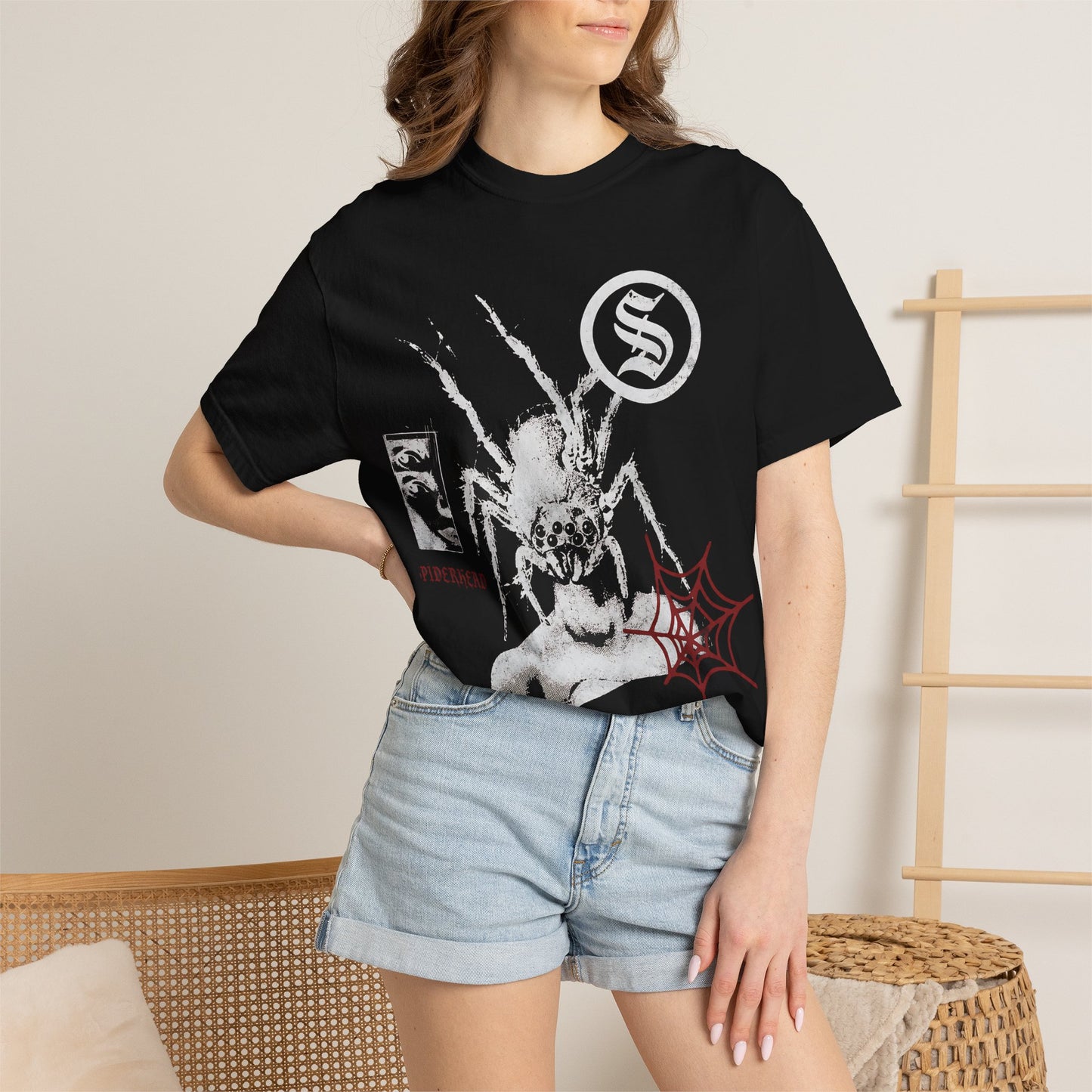 Spider Head - Gothic Horror Tee