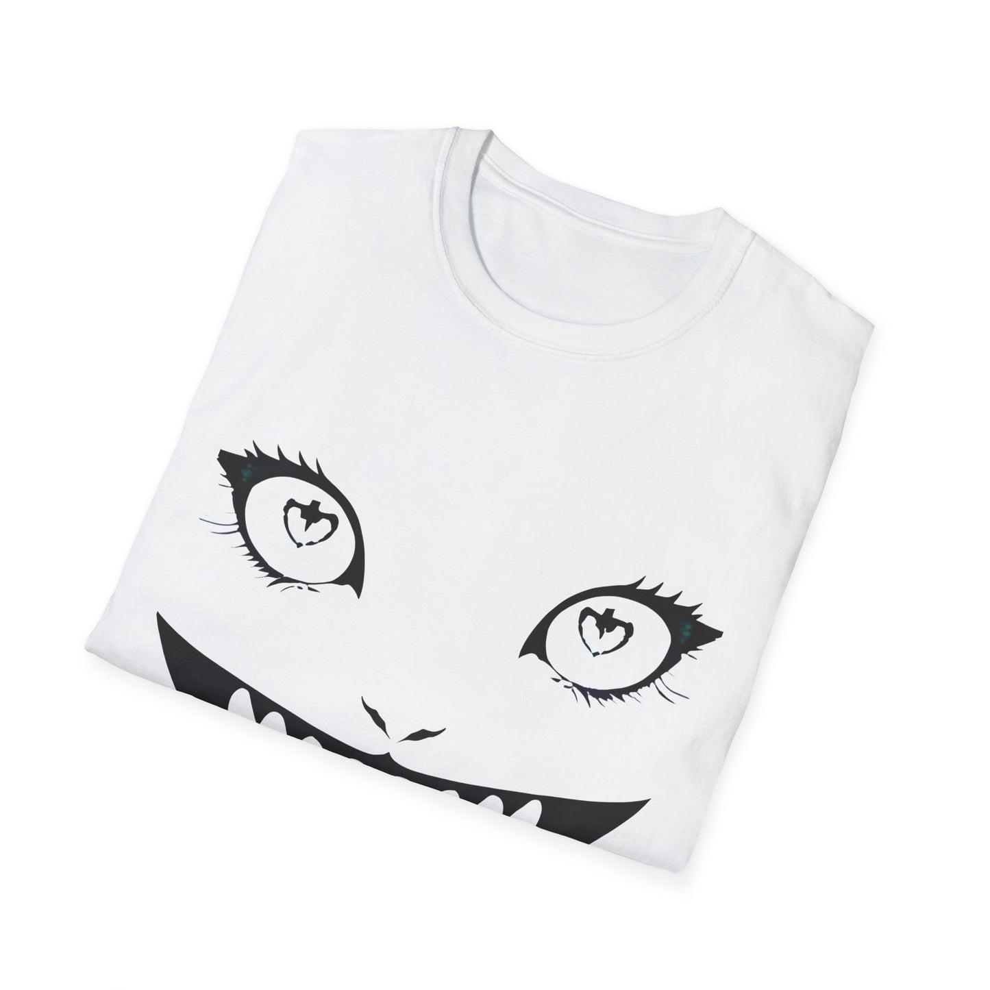 Creepy Grin Smile Face T-Shirt — Halloween Horror Graphic Tee
